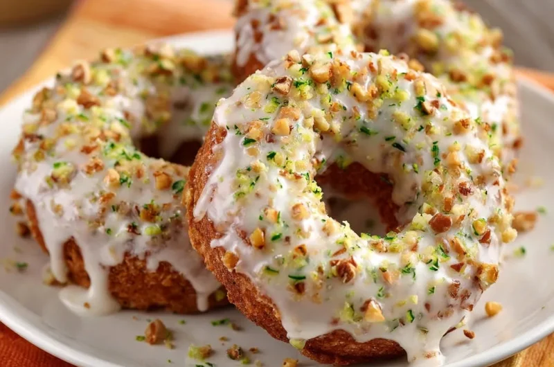 Zucchini Nut Donuts