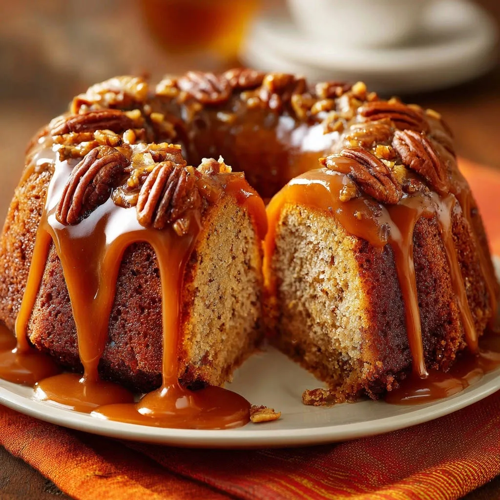 Caramel Pecan Bundt Cake: Your Guide to Flawless Unmolding - recipe image