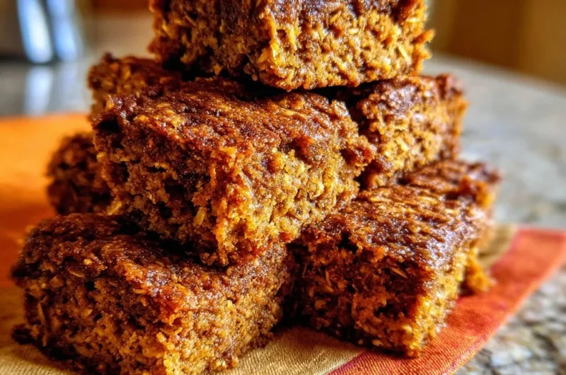 Decadent Chewy Oat Bars