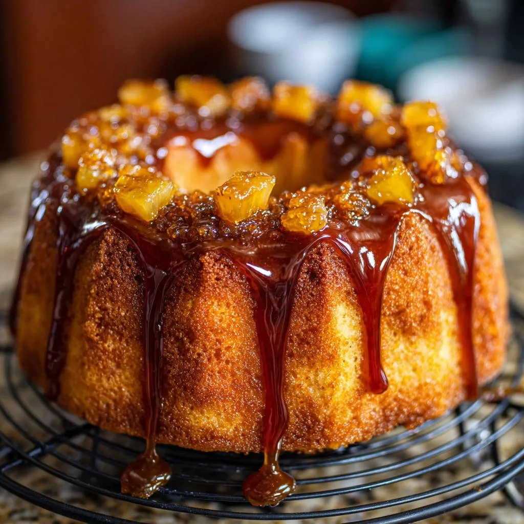 Golden Caramel Bundt Cake: Effortless Release Every Time - recipe image