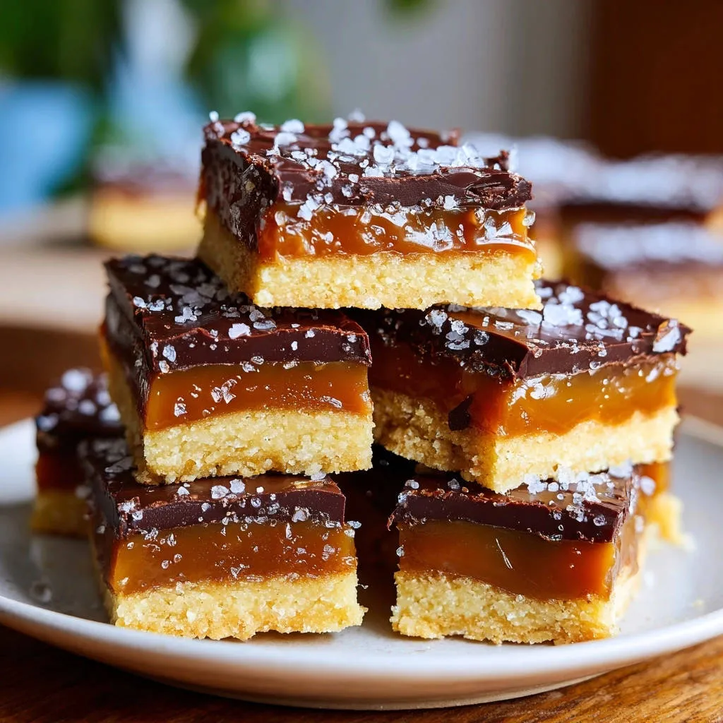 Golden Caramel Shortbread Bars: The Secret to Perfect Set - recipe image