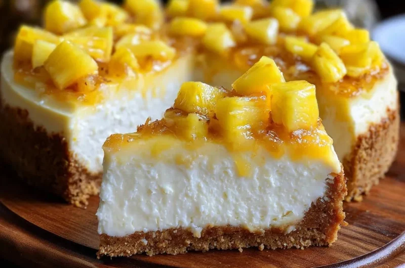 Tropical Pineapple Cheesecake