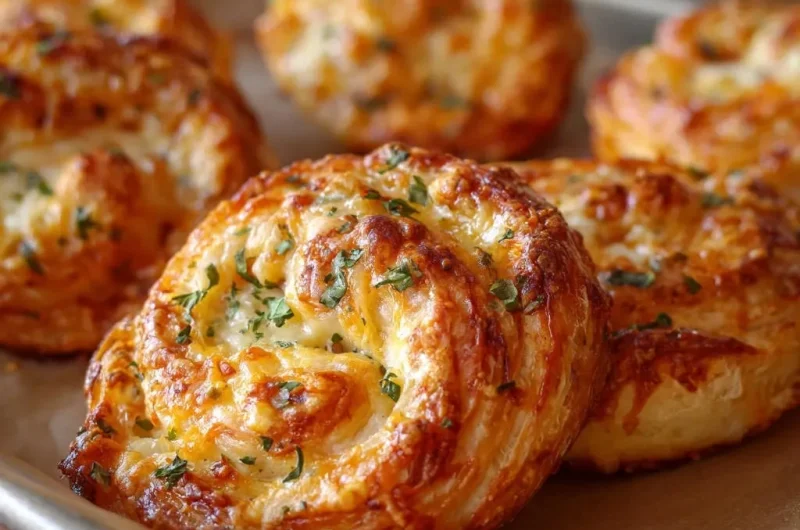 Cheesy Garlic Swirls