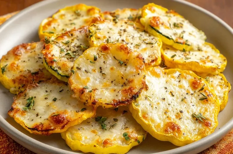 Cheesy Herb Baked Squash