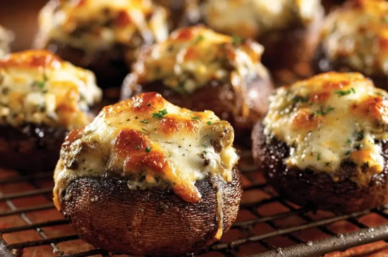 Cheesy Herb Stuffed Mushrooms