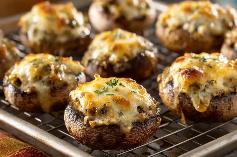 Cheesy Stuffed Mushrooms