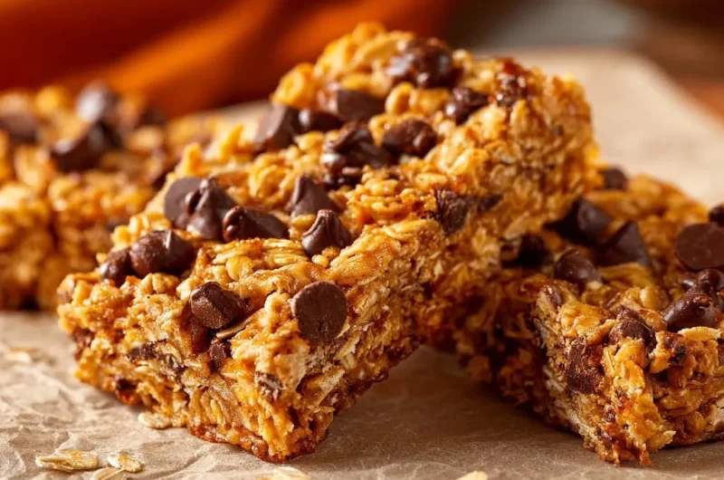 Chewy Chocolate Chip Granola Bars