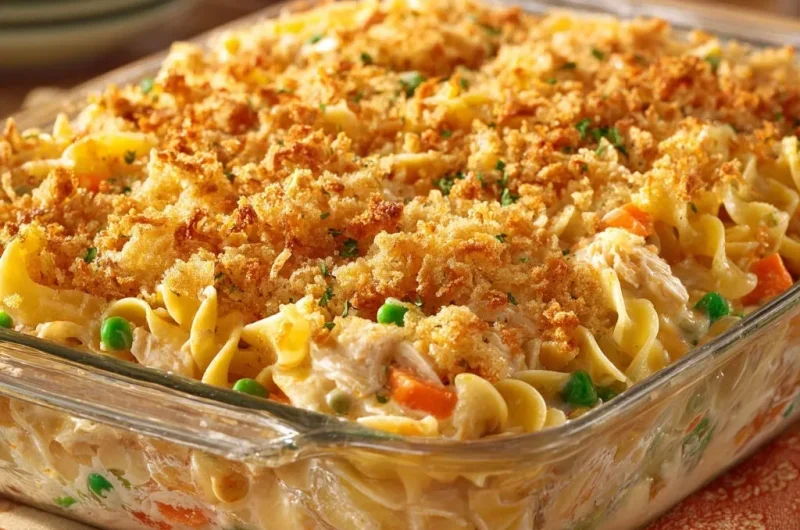 Classic Chicken Noodle Casserole