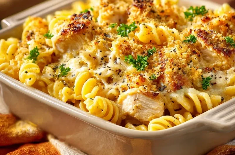 Creamy Chicken Pasta Bake