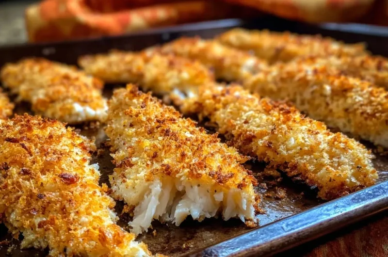 Crispy Baked Fish Sticks