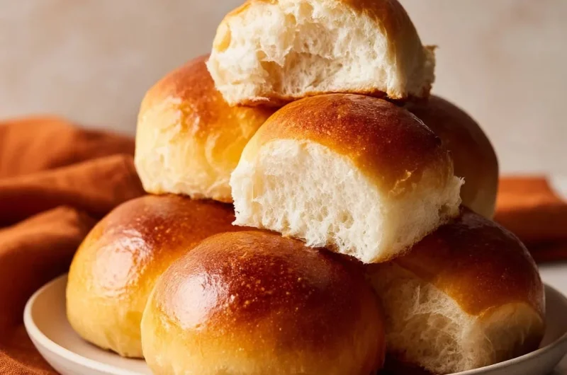 Fluffy Homemade Dinner Rolls