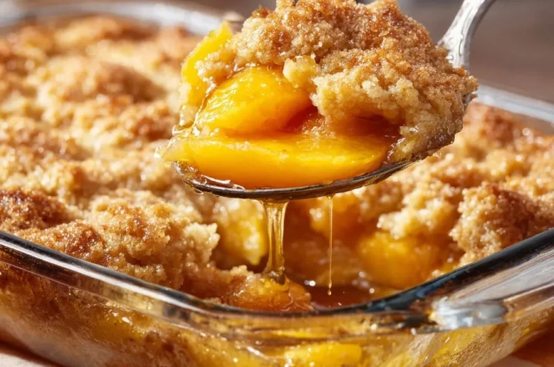 Golden Peach Crumble
