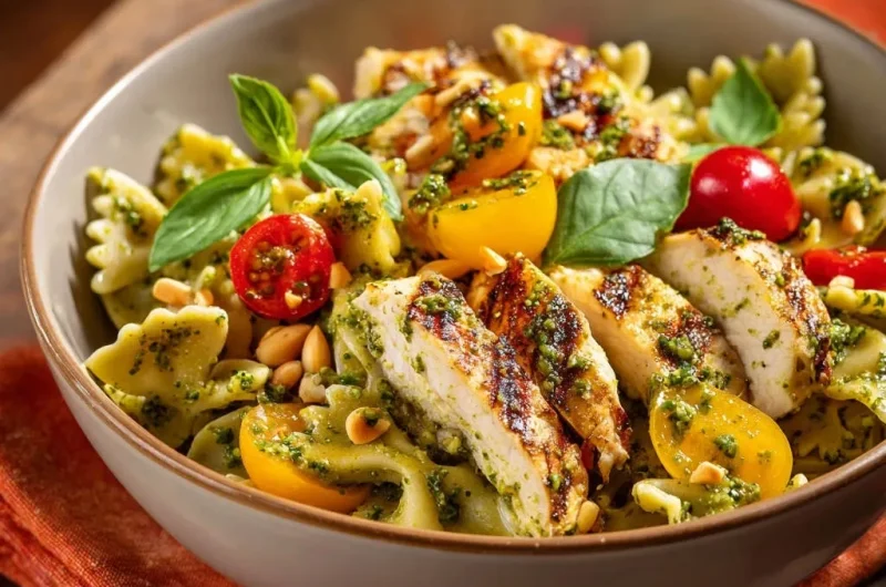 Grilled Pesto Chicken Pasta