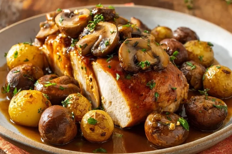 Hearty Mushroom Chicken