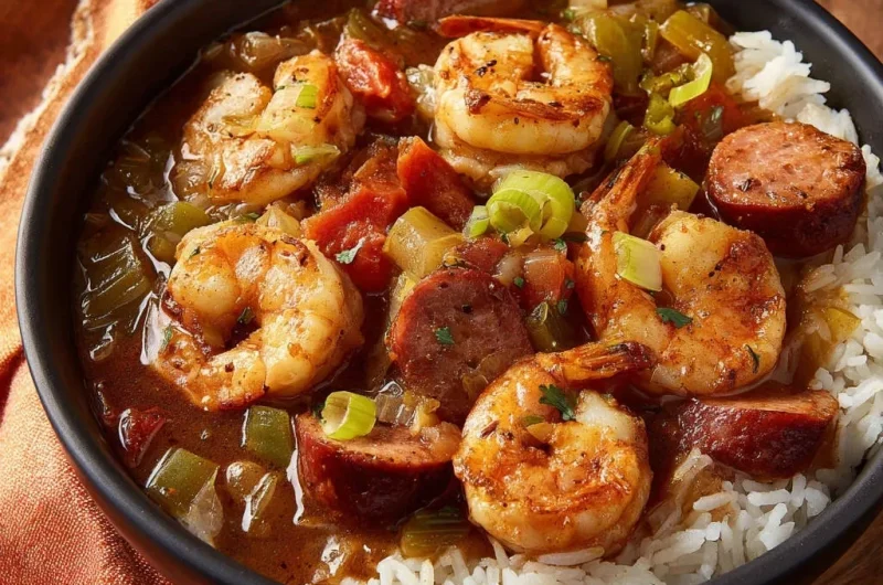Hearty Shrimp & Smoked Sausage Gumbo