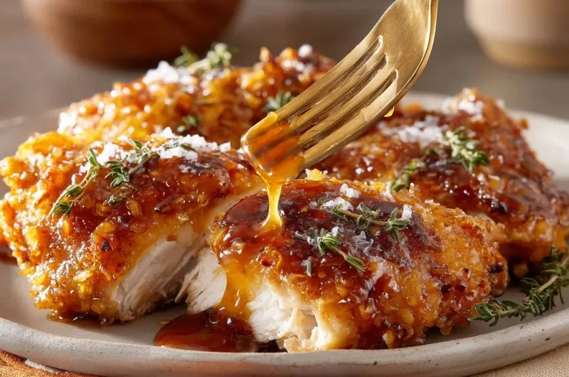 Honey Garlic Glazed Chicken Thighs