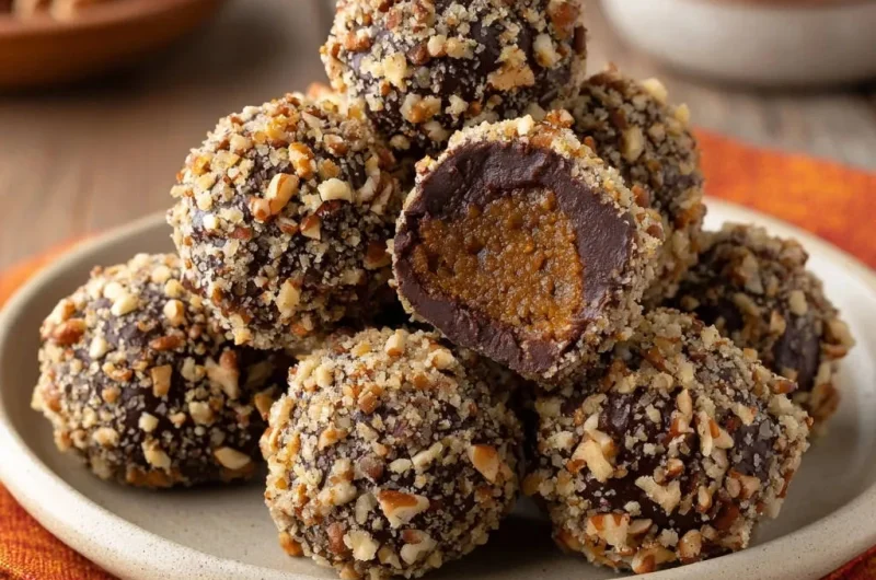 Pecan Caramel Truffles