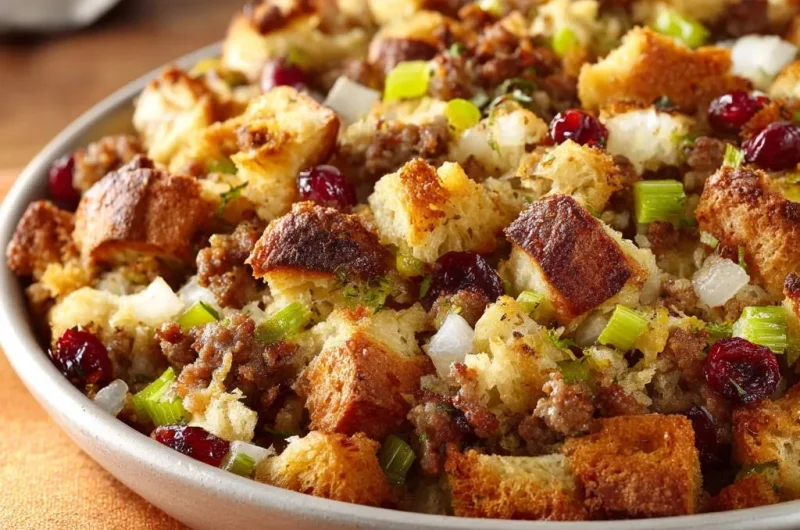 Savory Sausage & Cranberry Stuffing