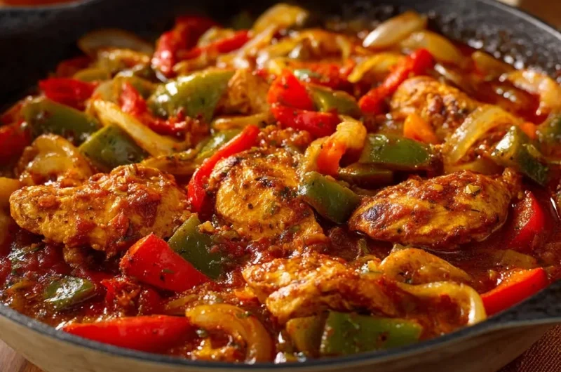 Skillet Chicken & Peppers