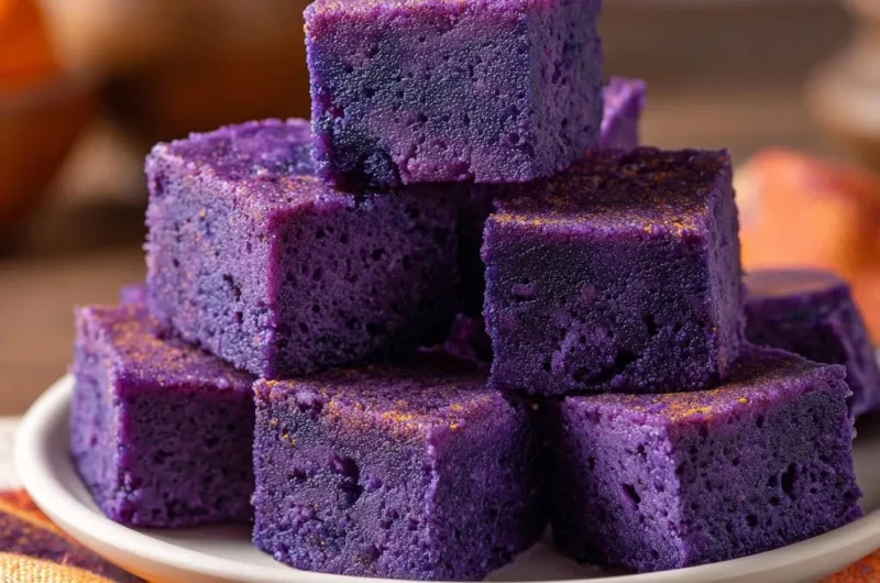 Ube Cake Squares