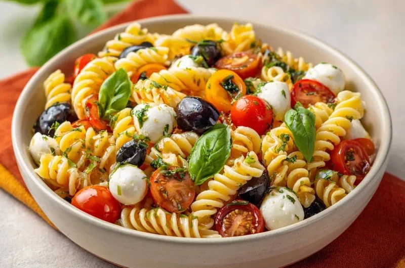 Zesty Mediterranean Pasta Salad