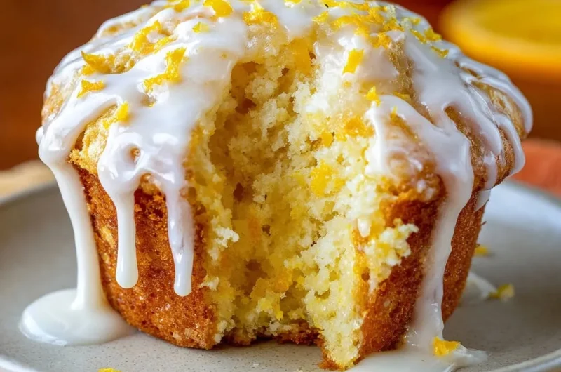 Zesty Orange Glazed Muffins