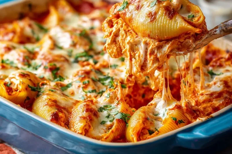 Cheesy Baked Stuffed Shells