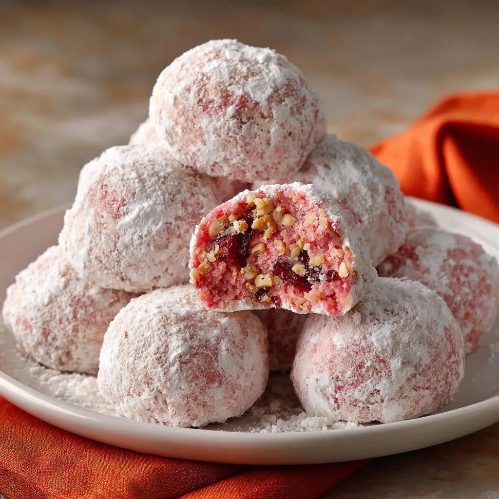 Cranberry Pecan Snowballs: The Trick to Perfect Tenderness - recipe image