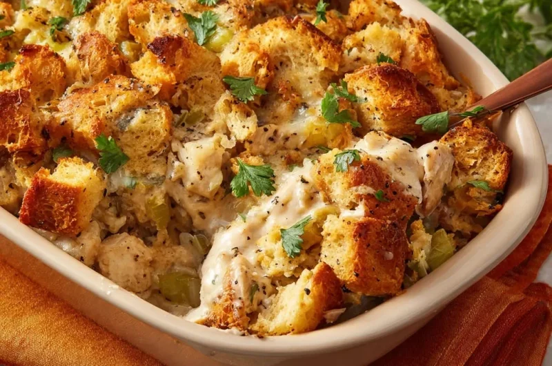 Chicken Stuffing Bake