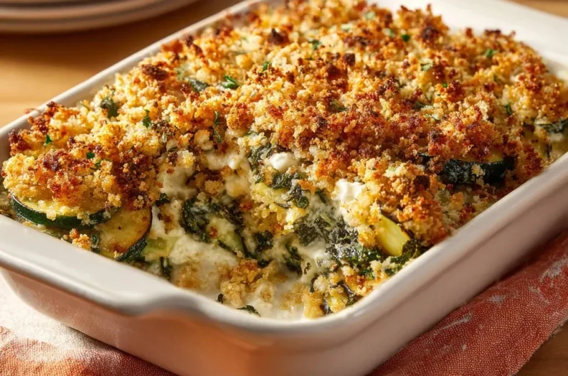 Zucchini and Spinach Bake