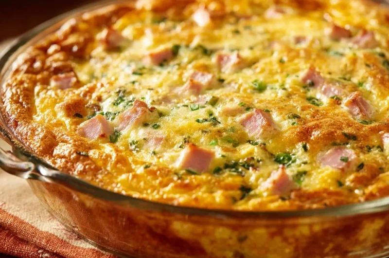 Fluffy Ham and Herb Frittata