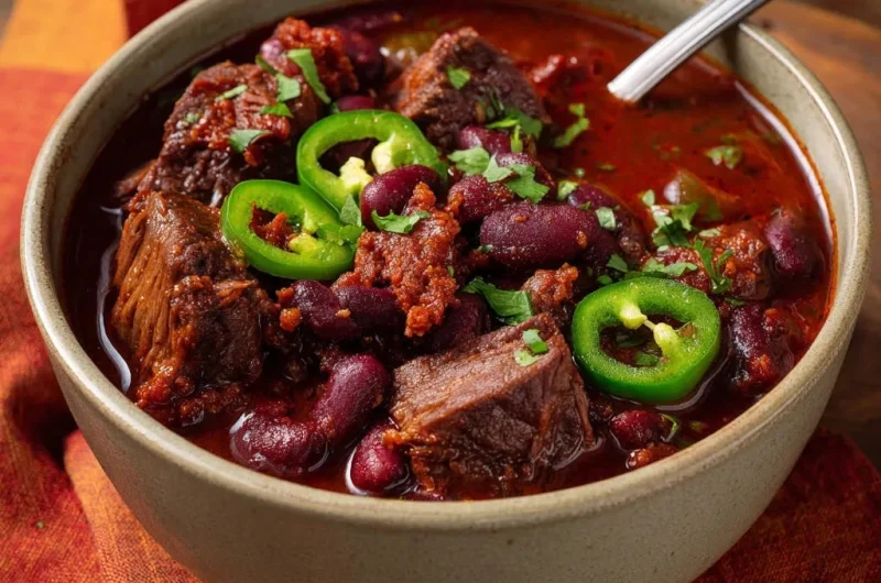 Hearty Beef & Bean Chili