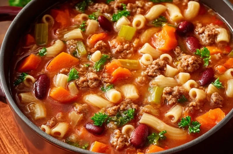 Hearty Beef & Veggie Soup