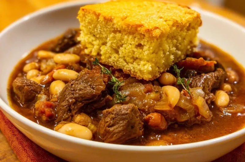Hearty Beef and White Bean Stew