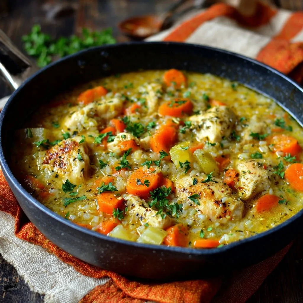 Hearty Chicken & Barley Soup: The Secret to Perfect Texture - recipe image
