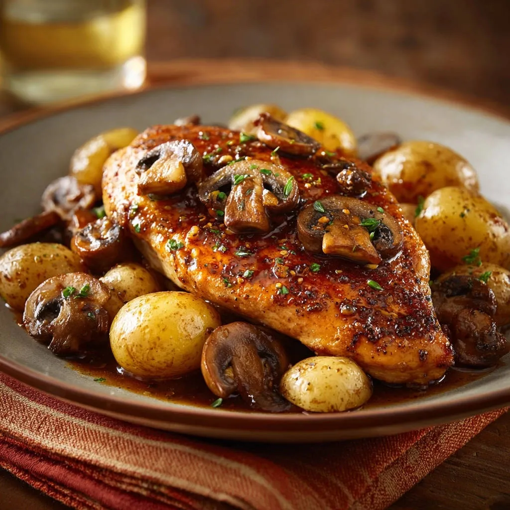 Hearty Mushroom Chicken: Tender & Flavorful Every Time - recipe image