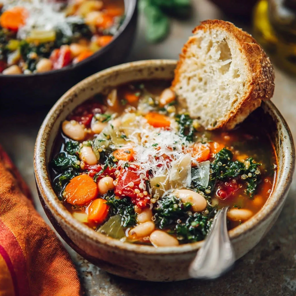 Hearty Veggie & Quinoa Soup: Unlocking Deep Flavor - recipe image