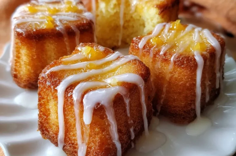 Lemon Glazed Mini Cakes