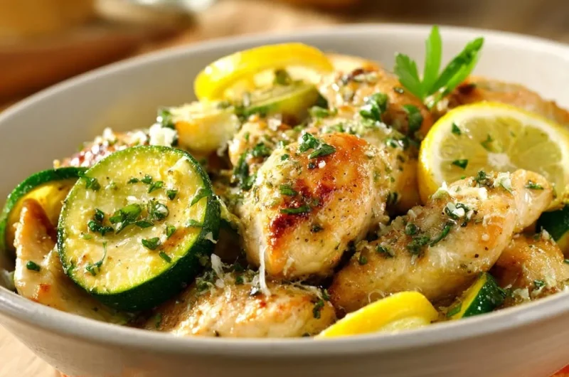 Lemon Herb Chicken with Zucchini