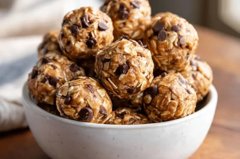 No-Bake Oatmeal Chocolate Chip Energy Bites