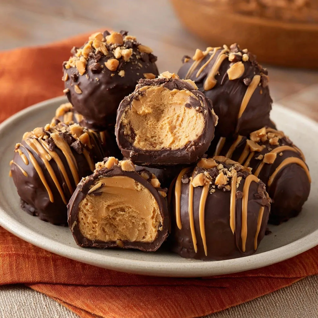 Peanut Butter Truffles: Perfectly Smooth & Creamy - recipe image