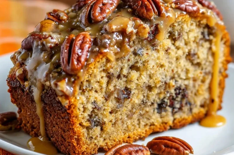 Decadent Pecan Caramel Quick Bread