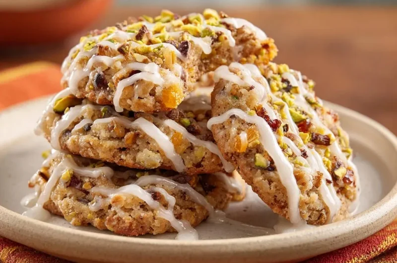 Pistachio Apricot Cookies