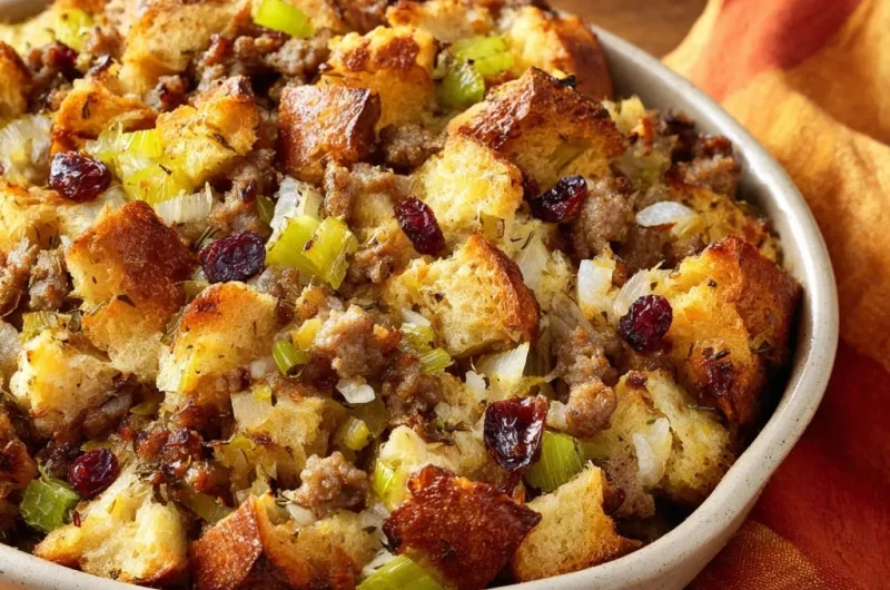Sausage Cranberry Stuffing