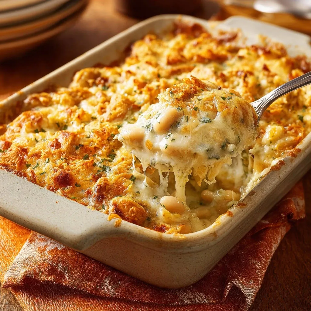 Ultra Creamy White Bean Casserole: Never Soggy, Always Crisp - recipe image