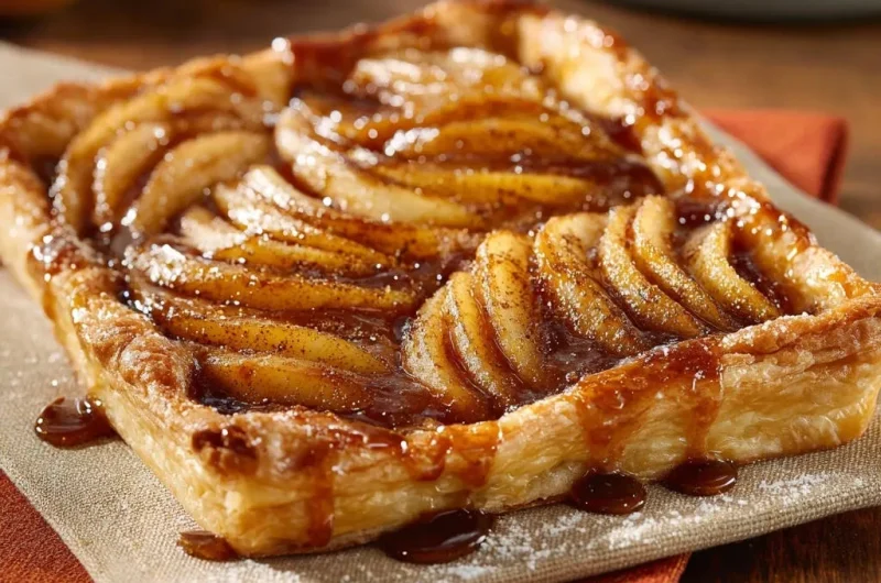Caramelized Apple Puff Pastry Tart