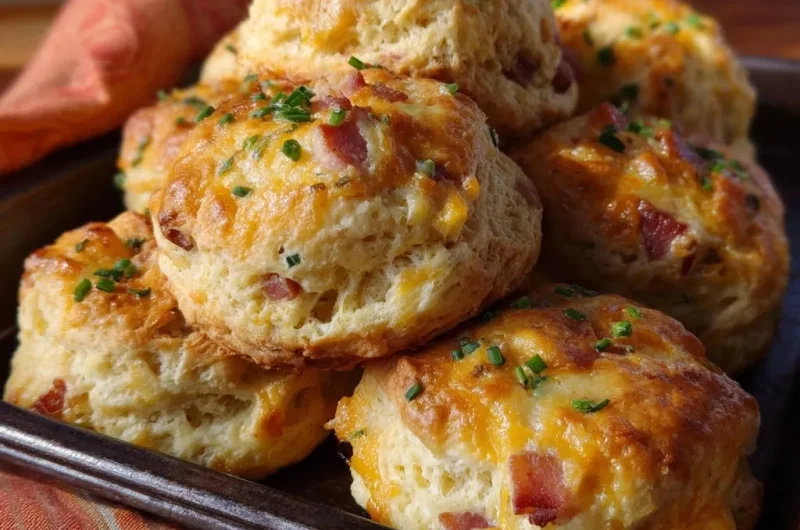 Cheesy Bacon Biscuits