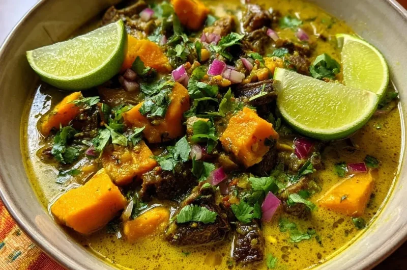 Creamy Beef and Sweet Potato Curry