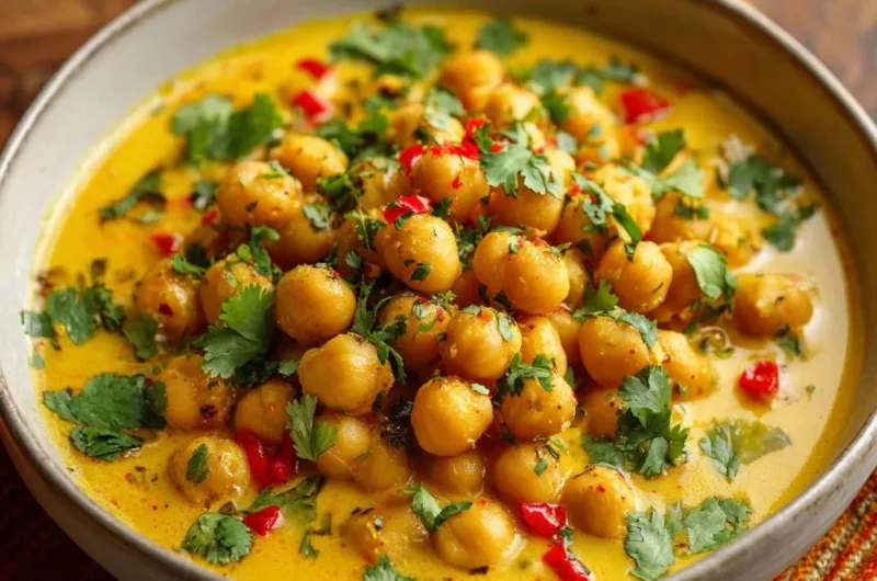 Creamy Golden Chickpea Stew
