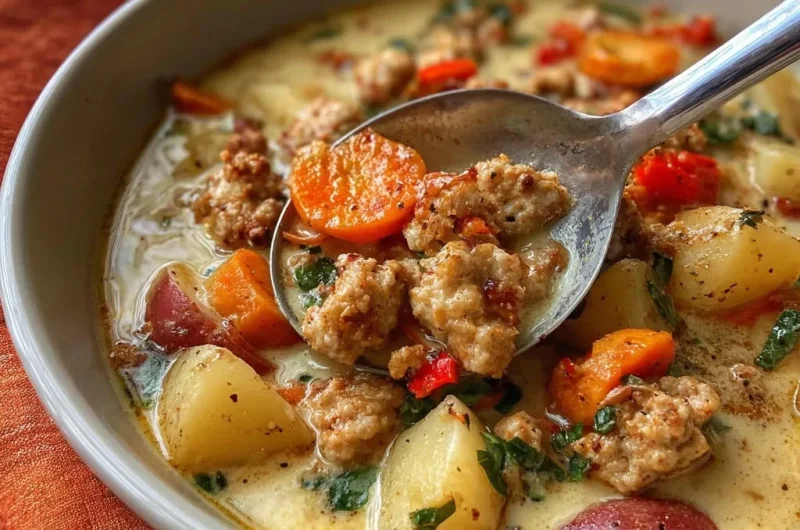 Creamy Italian-Style Sausage & Potato Soup